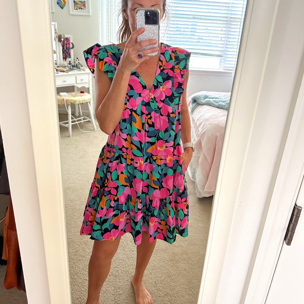EE:SOME Floral Dress - Size Small